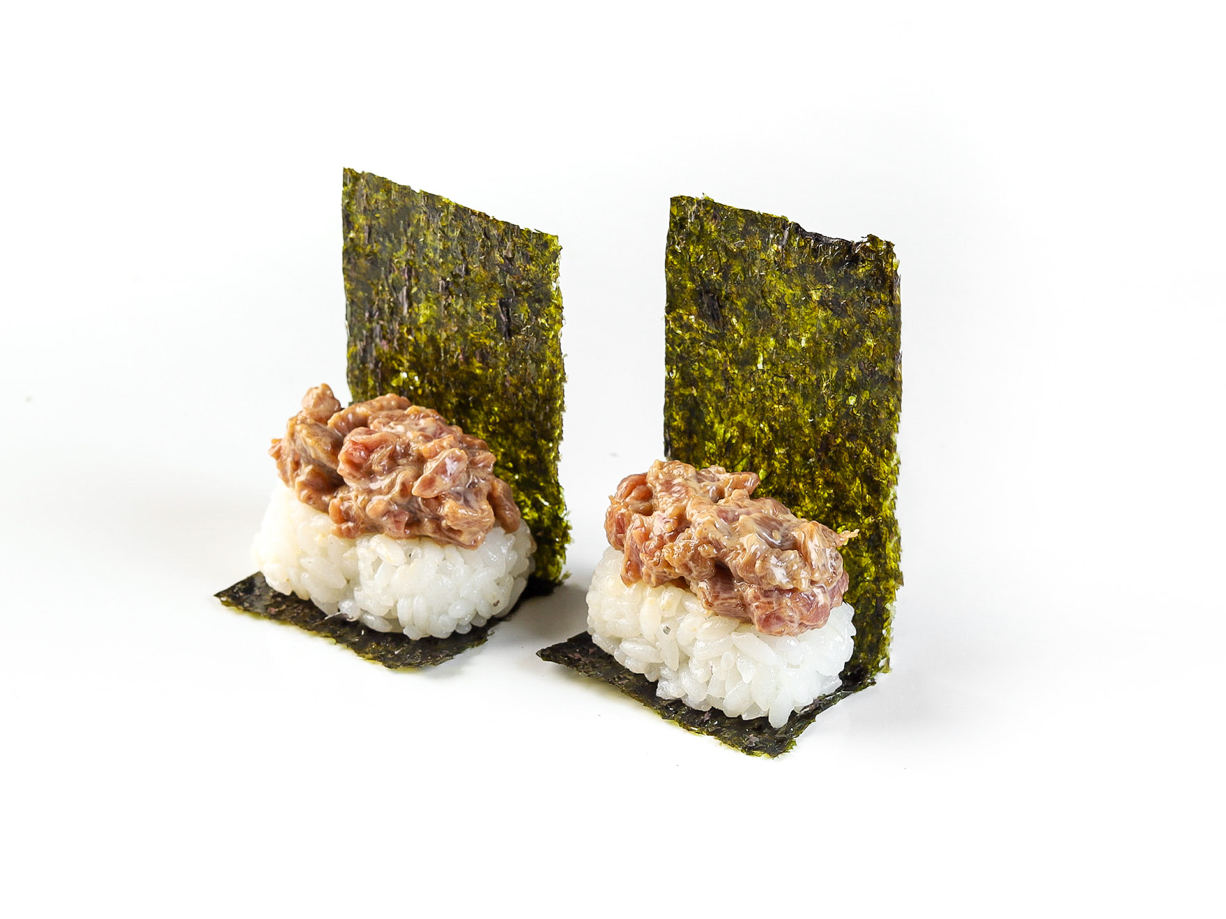 Открытый ролл с мраморной говядиной