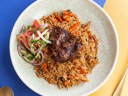 Плов с говядиной