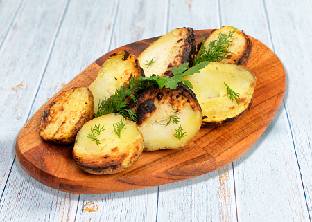 Запеченный молодой картофель