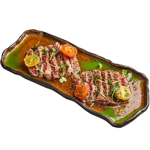 Обожженная говядина с трюфельным понзу