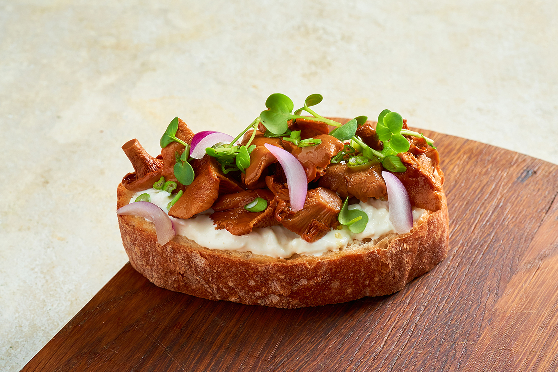 Бутер с лисичками