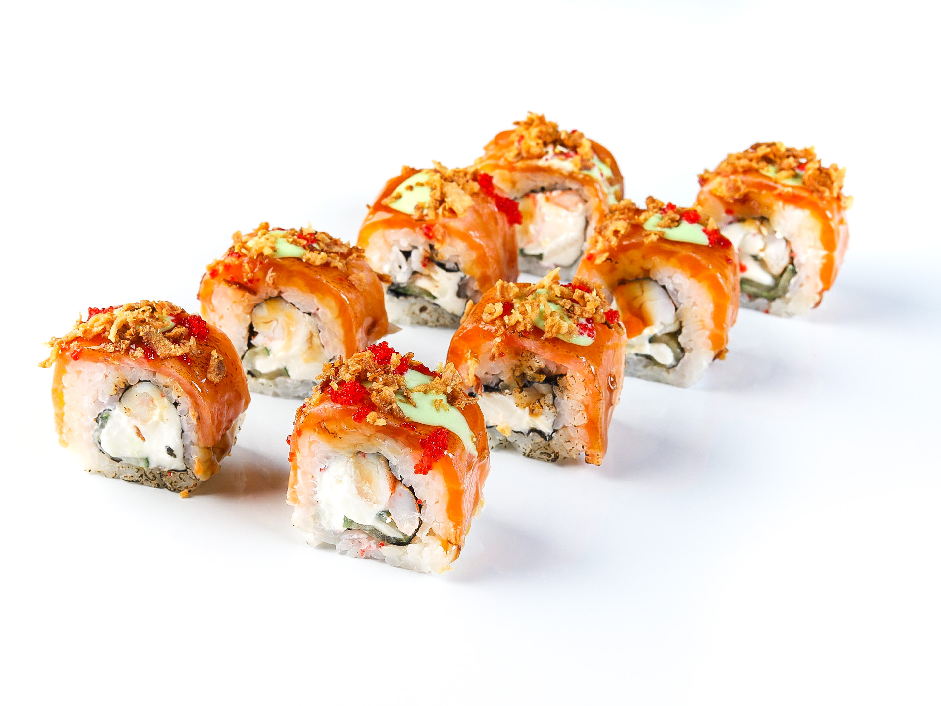 Ролл обожженный Лосось