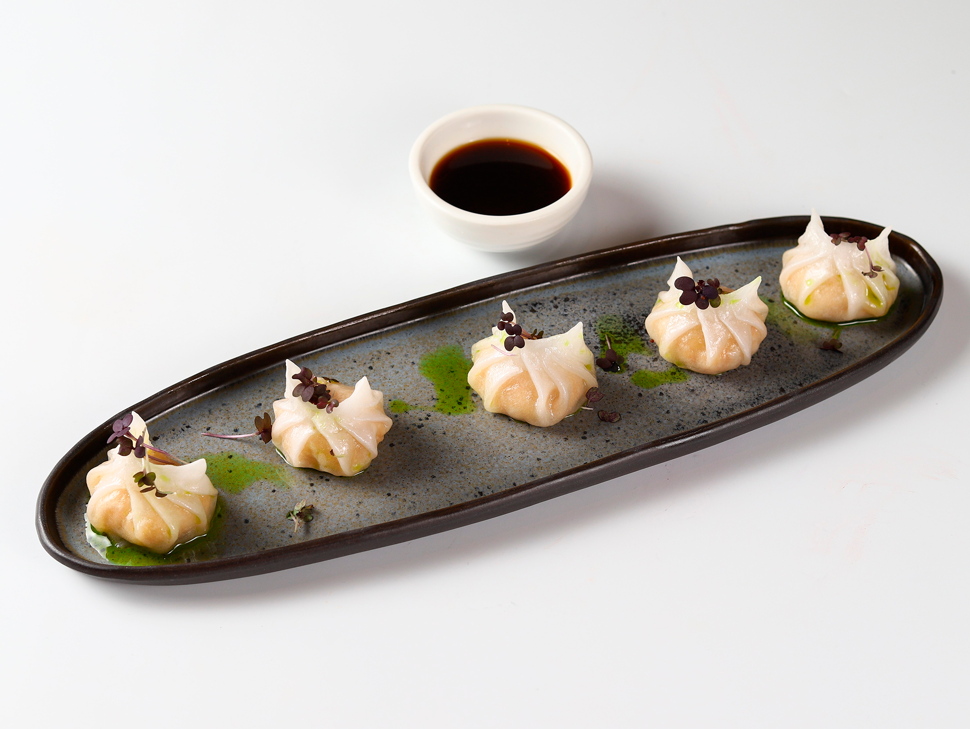 Гедза с уткой с соусом Хойсин