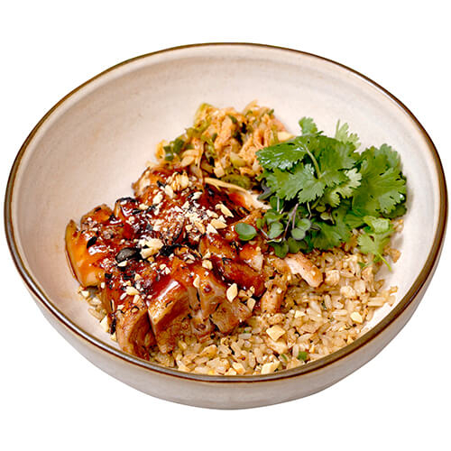 Рис BBQ с куриным филе бедра