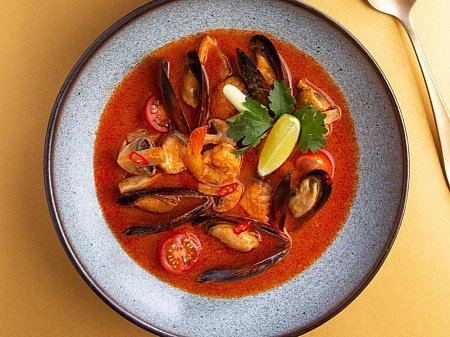 Том Ям с морепродуктами