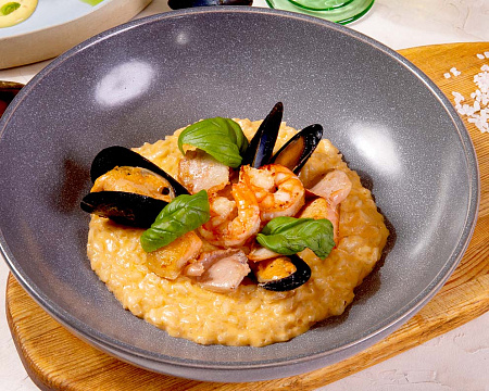 Ризотто с морепродуктами