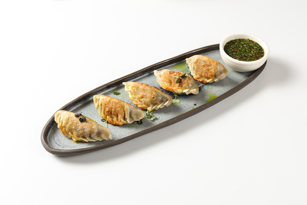 Гедза с грибами