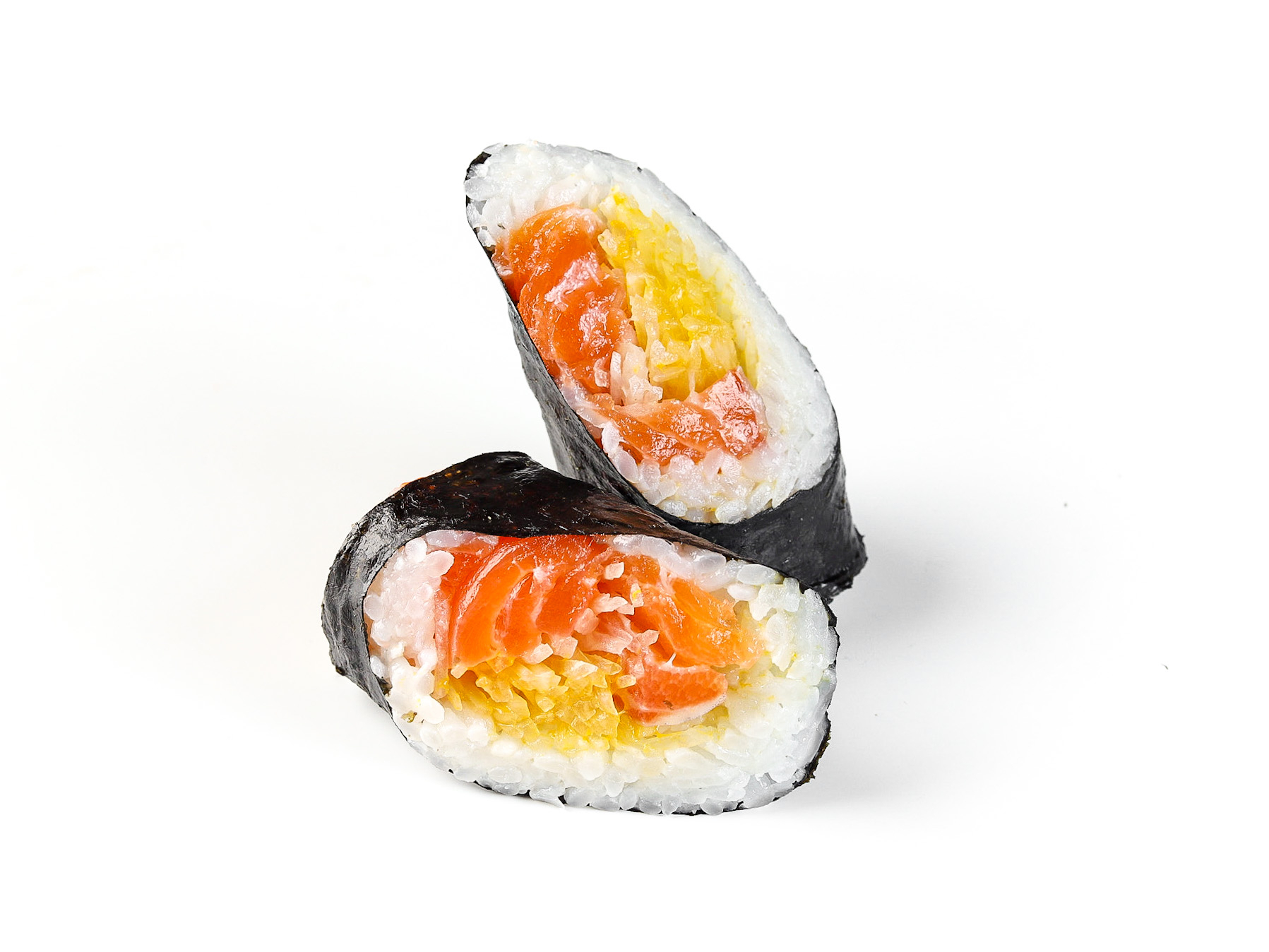 Ручной ролл Лосось