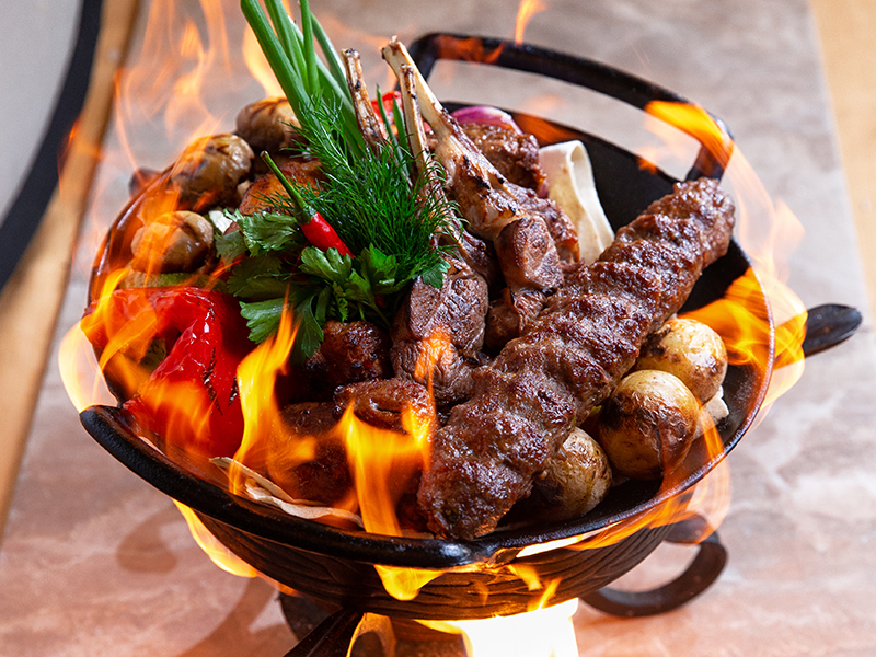  Садж из шашлыков 