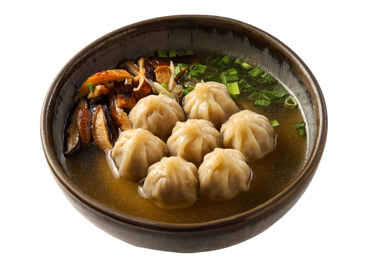 Бульон с вонтонами