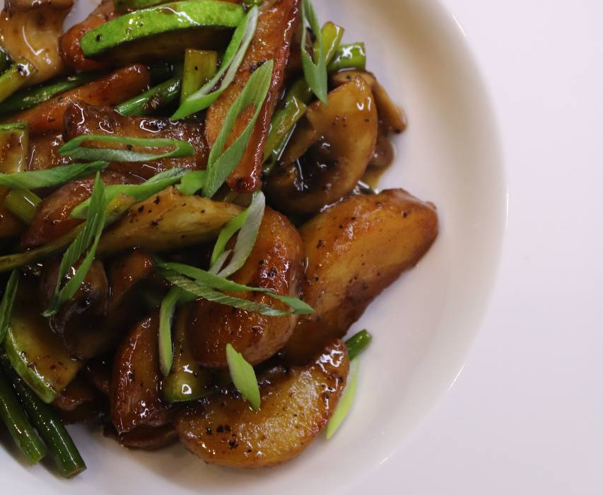 Картофель с грибами (250 гр)