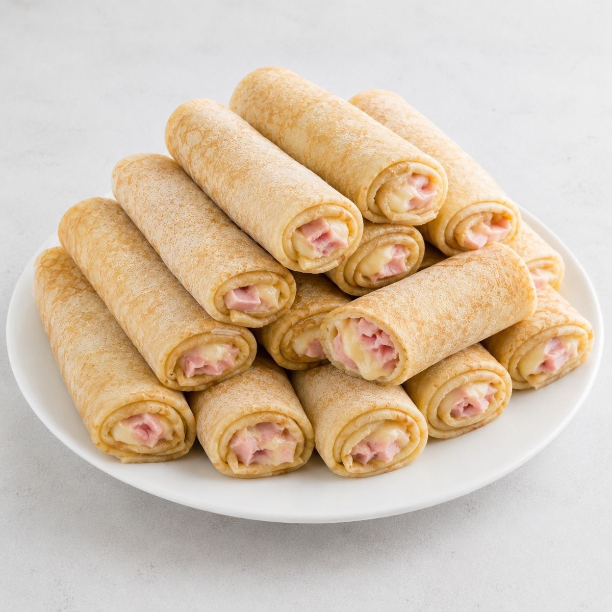 Блины с ветчиной и сыром (6 штук)  п/ф