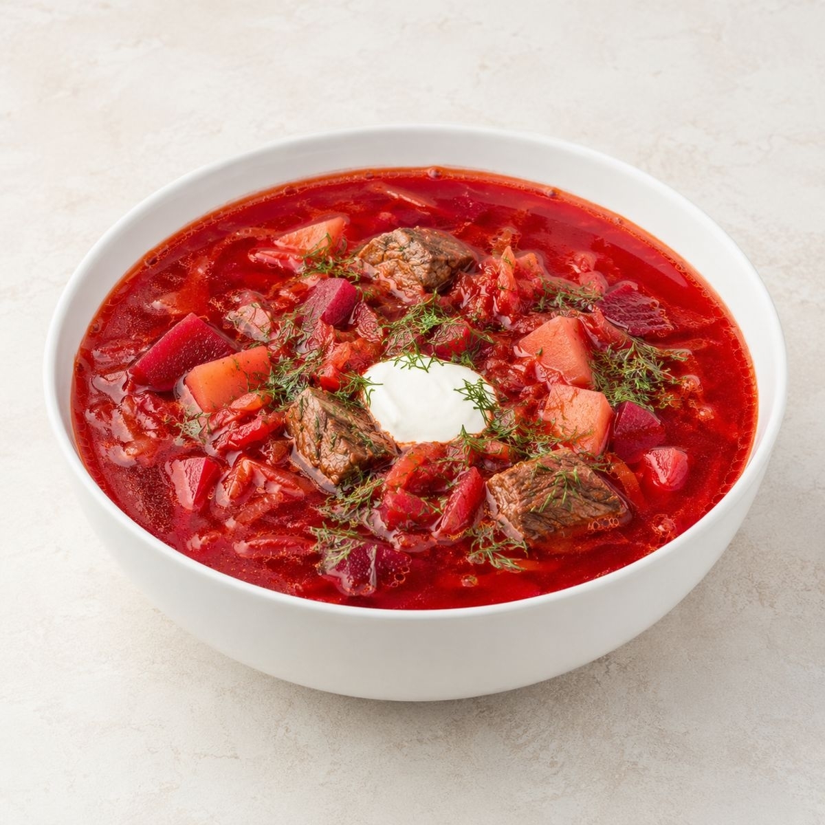 Борщ со сметаной 1 литр