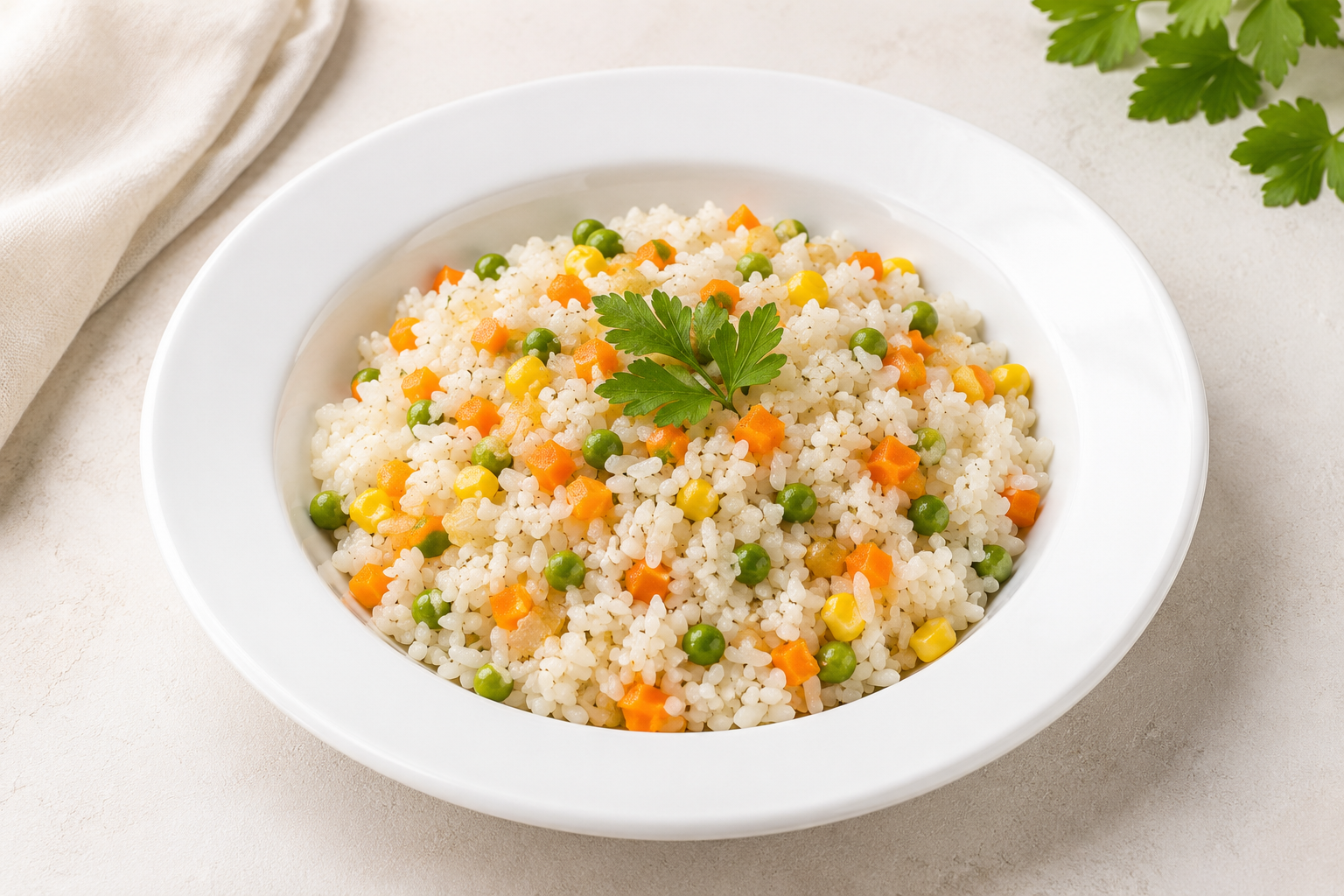 Рис с овощами