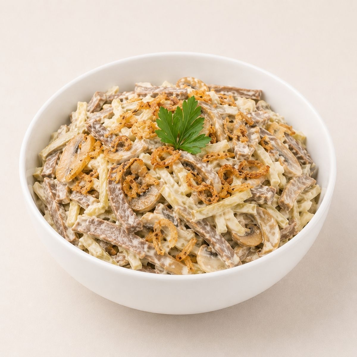 Салат с языком