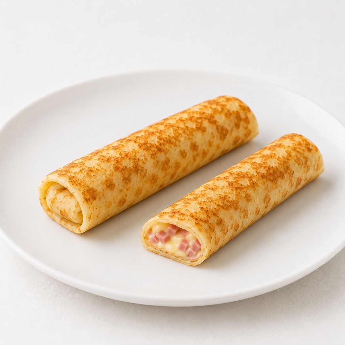 Блинчики с ветчиной и сыром