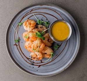 Жареные креветки 