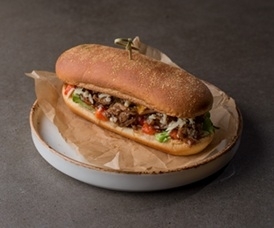 Хот дог с рваной свининой