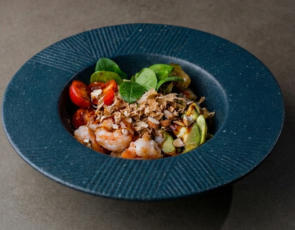 Поке с  креветками