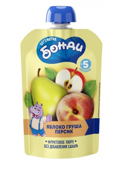 Фруктовое пюре в ассортименте