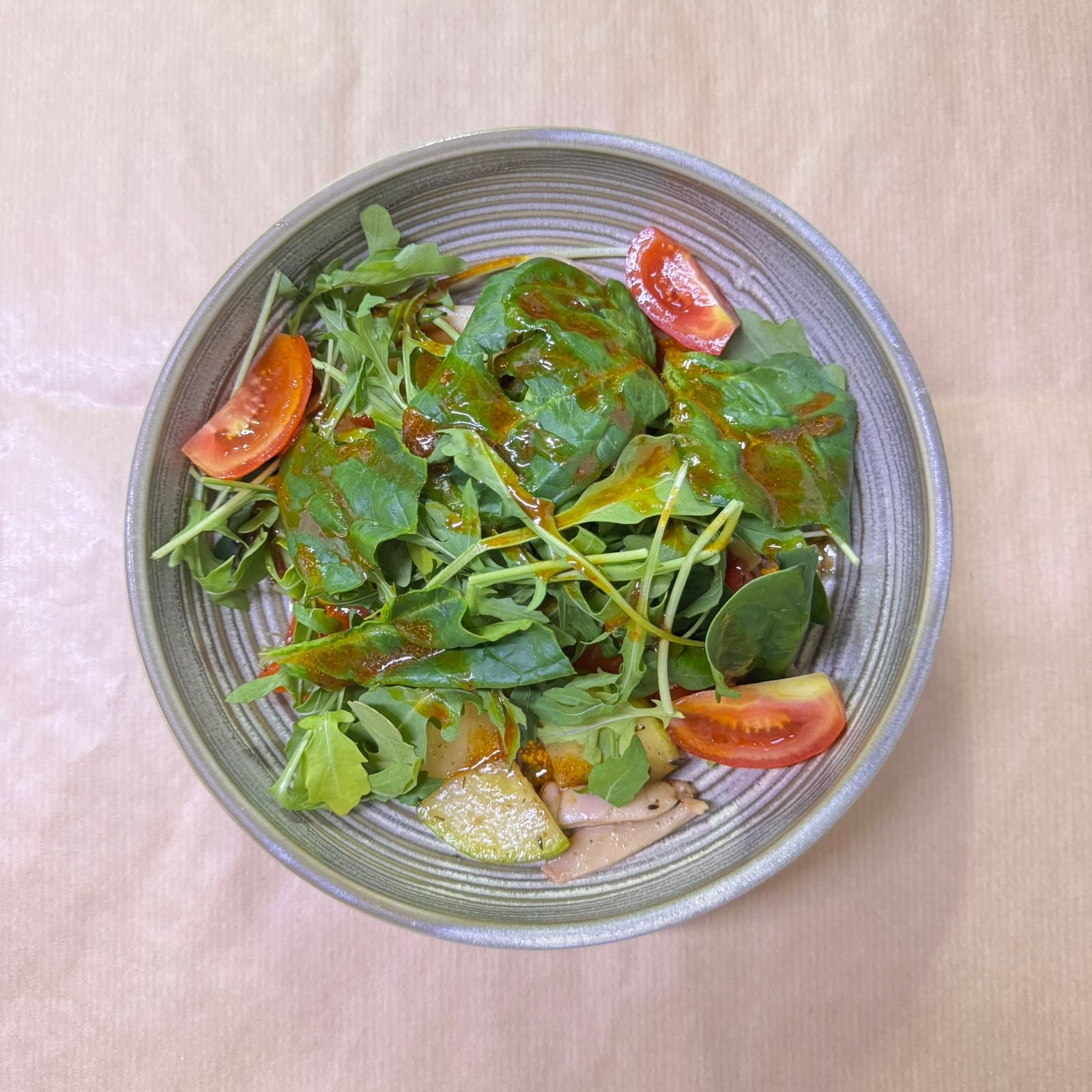 САЛАТ с кальмаром и овощами