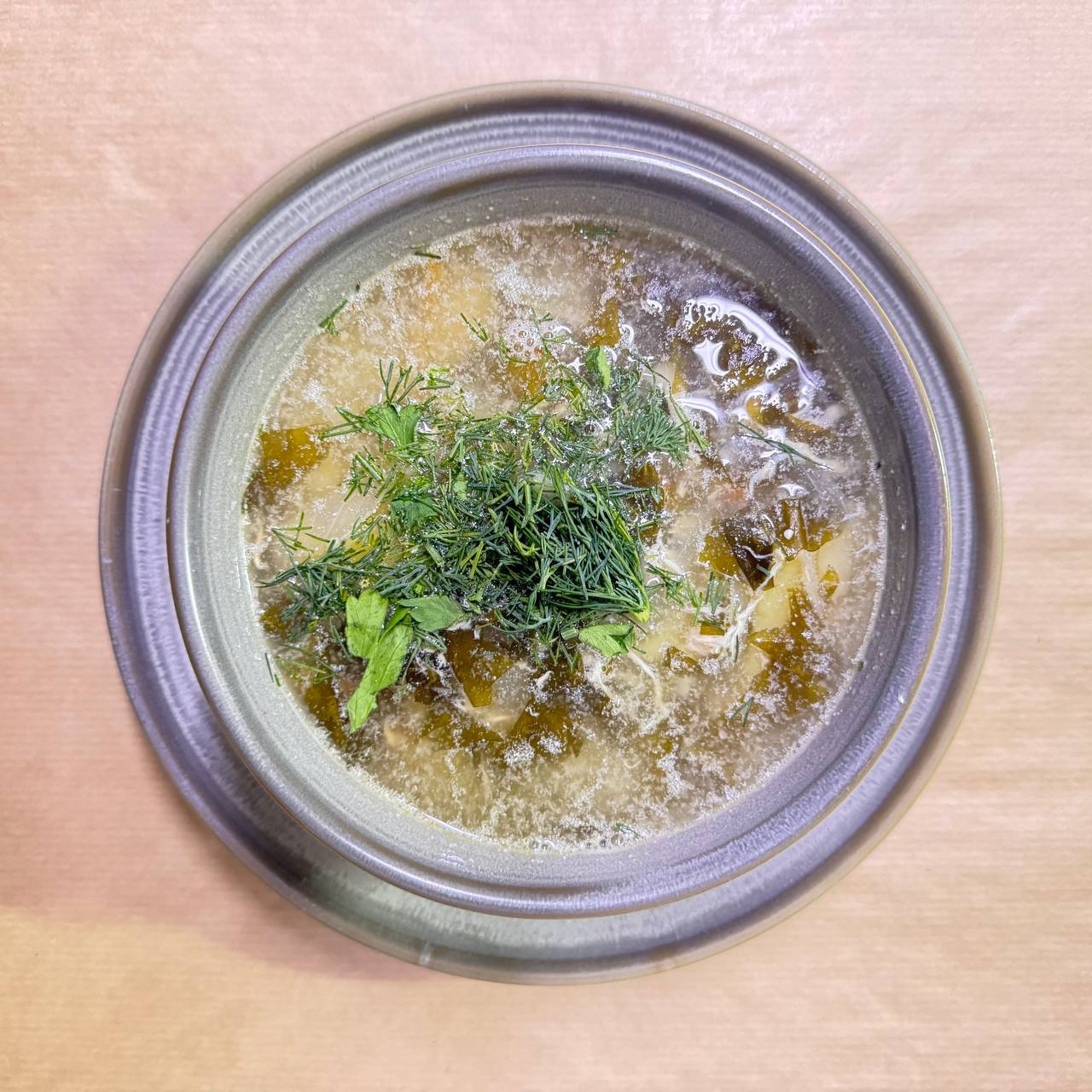 ЩАВЕЛЕВЫЙ СУП с курицей и яйцом