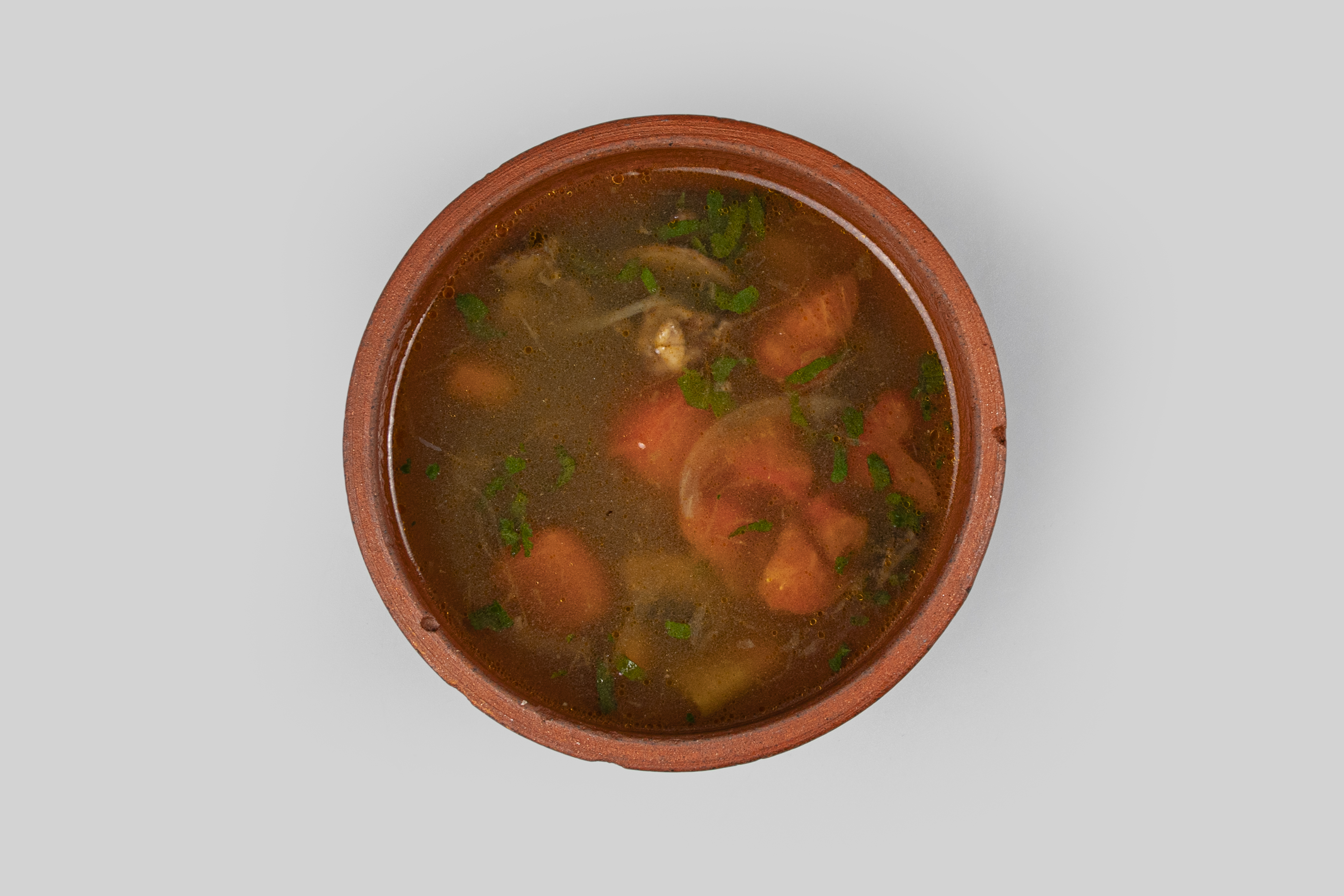 Суп с лесными грибами