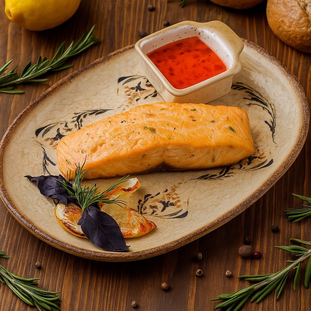 Стейк из Мурманского лосося