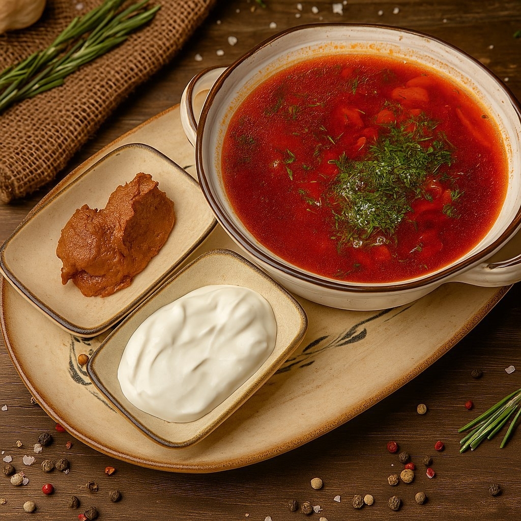 Борщидзе с говядиной