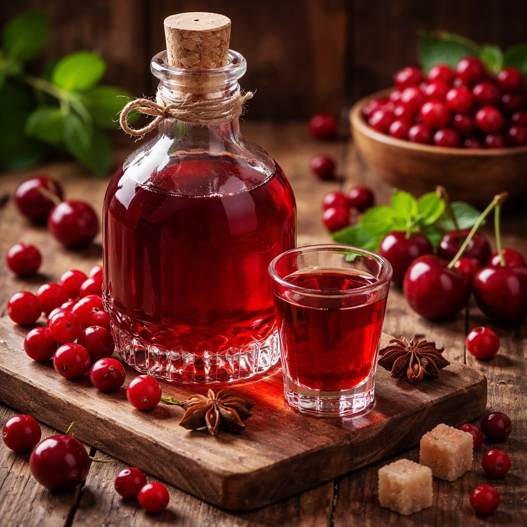 ~ Настойка вишня-клюква 50мл