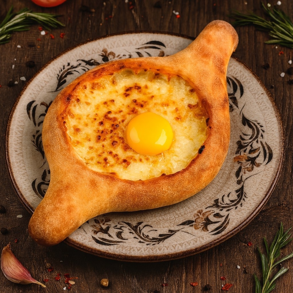 Хачапури по-аджарски мини