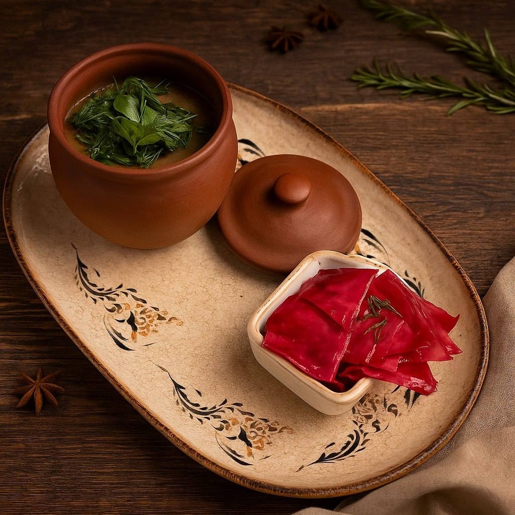 Лобио с гурийской капустой