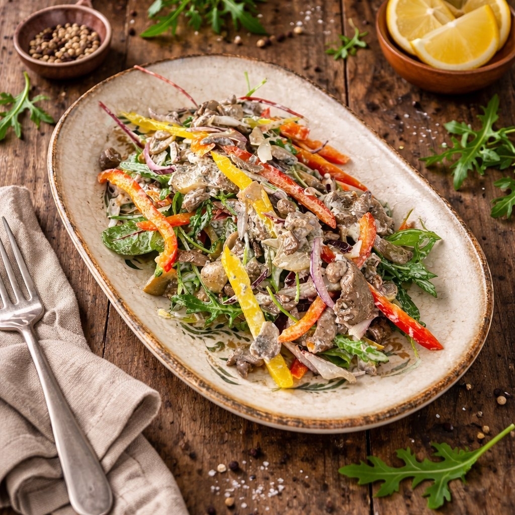 ~ Теплый салат по батумски