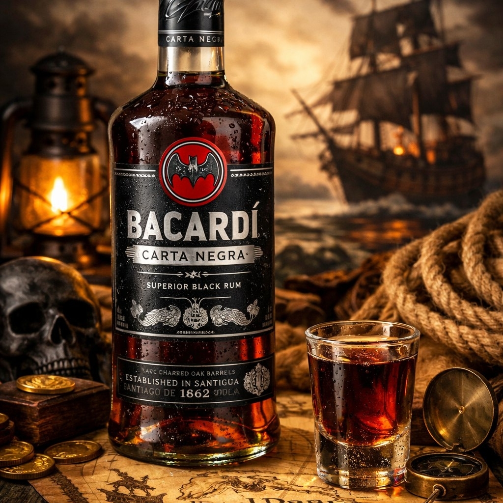 ~ Bacardi carta Negra 50мл