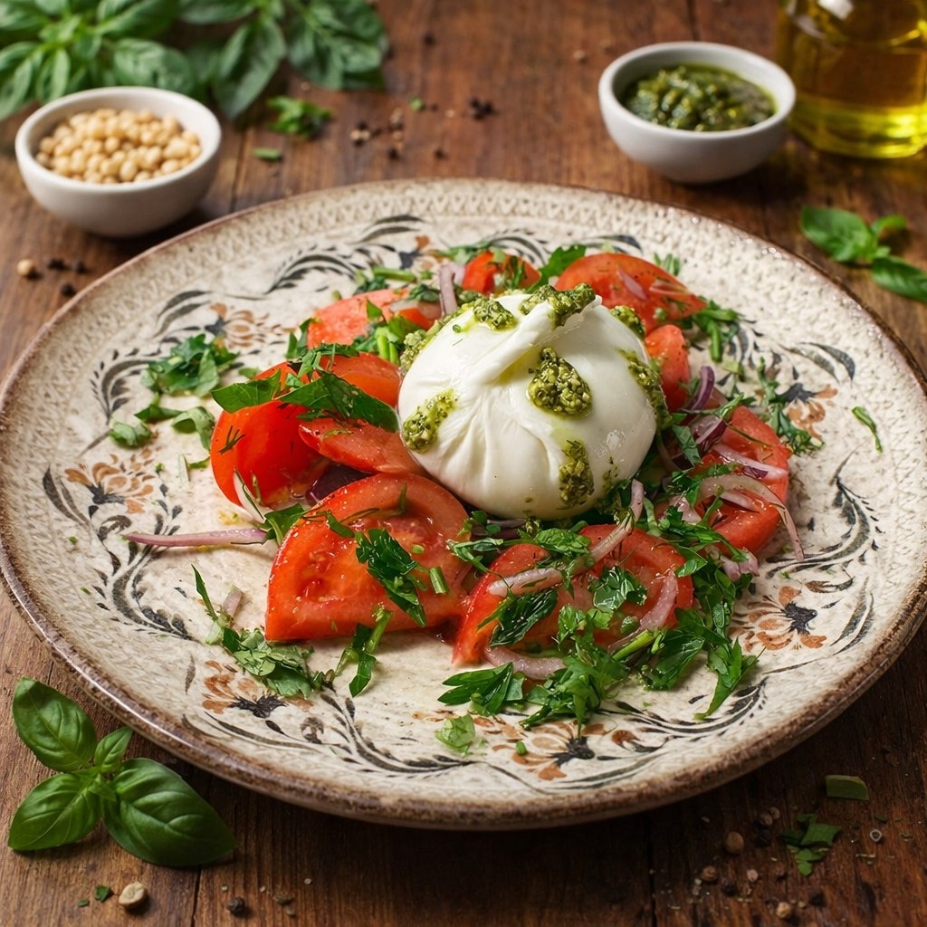 ~ Салат с Буратой 