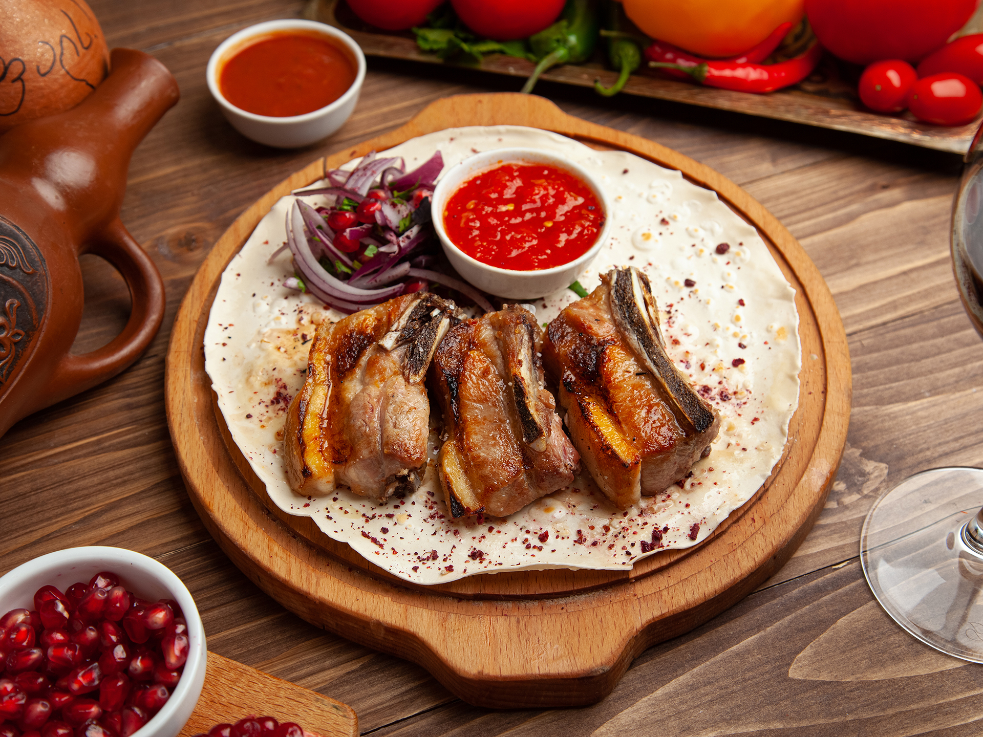 Шашлык из свиных ребер