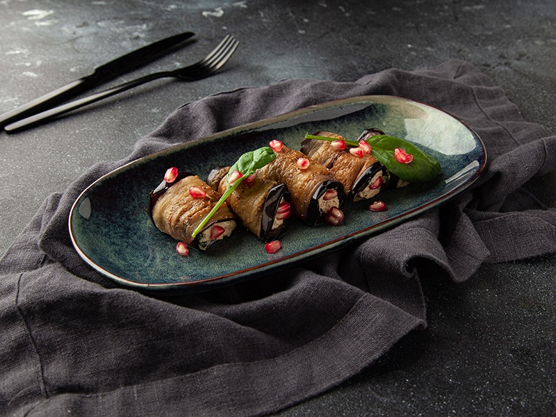 Баклажаны с орехами