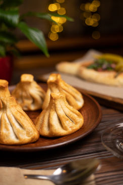 Хинкали с сыром (жареные)