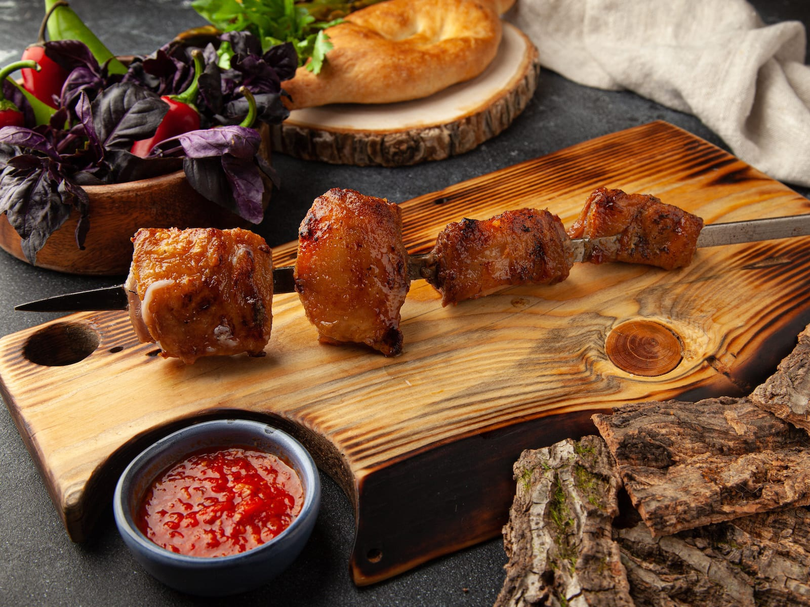 Шашлык из бараньей мякоти