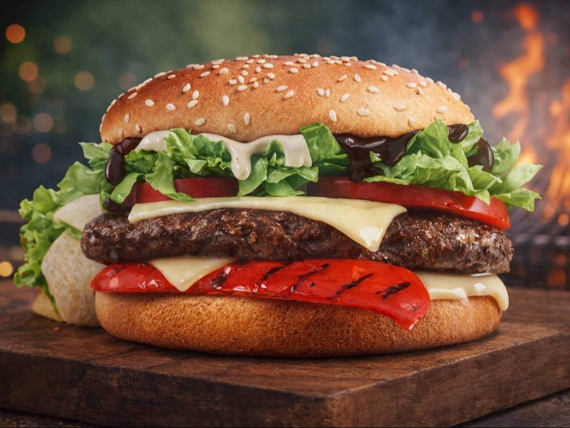 Картули бургер из курицы