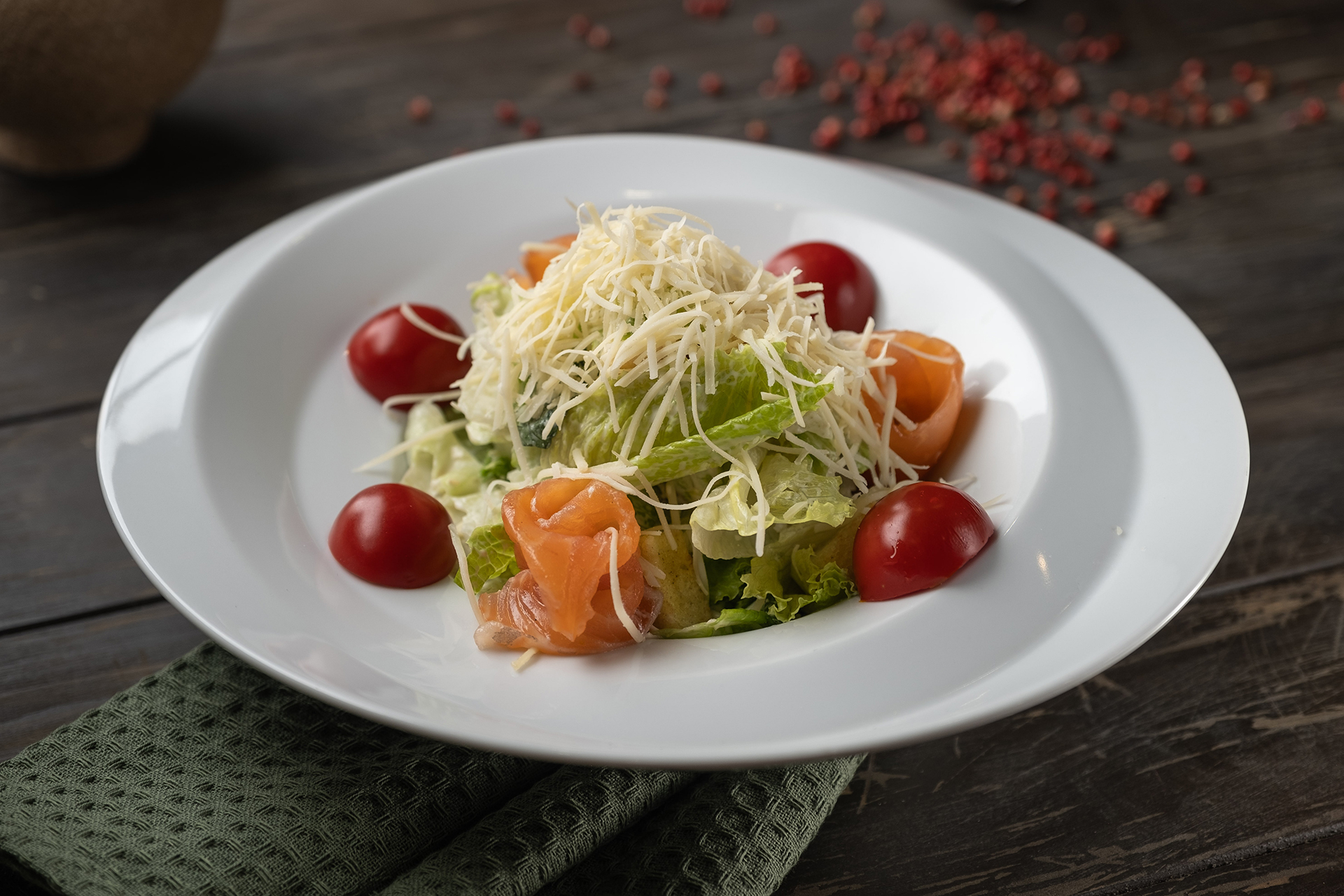 Цезарь с семгой