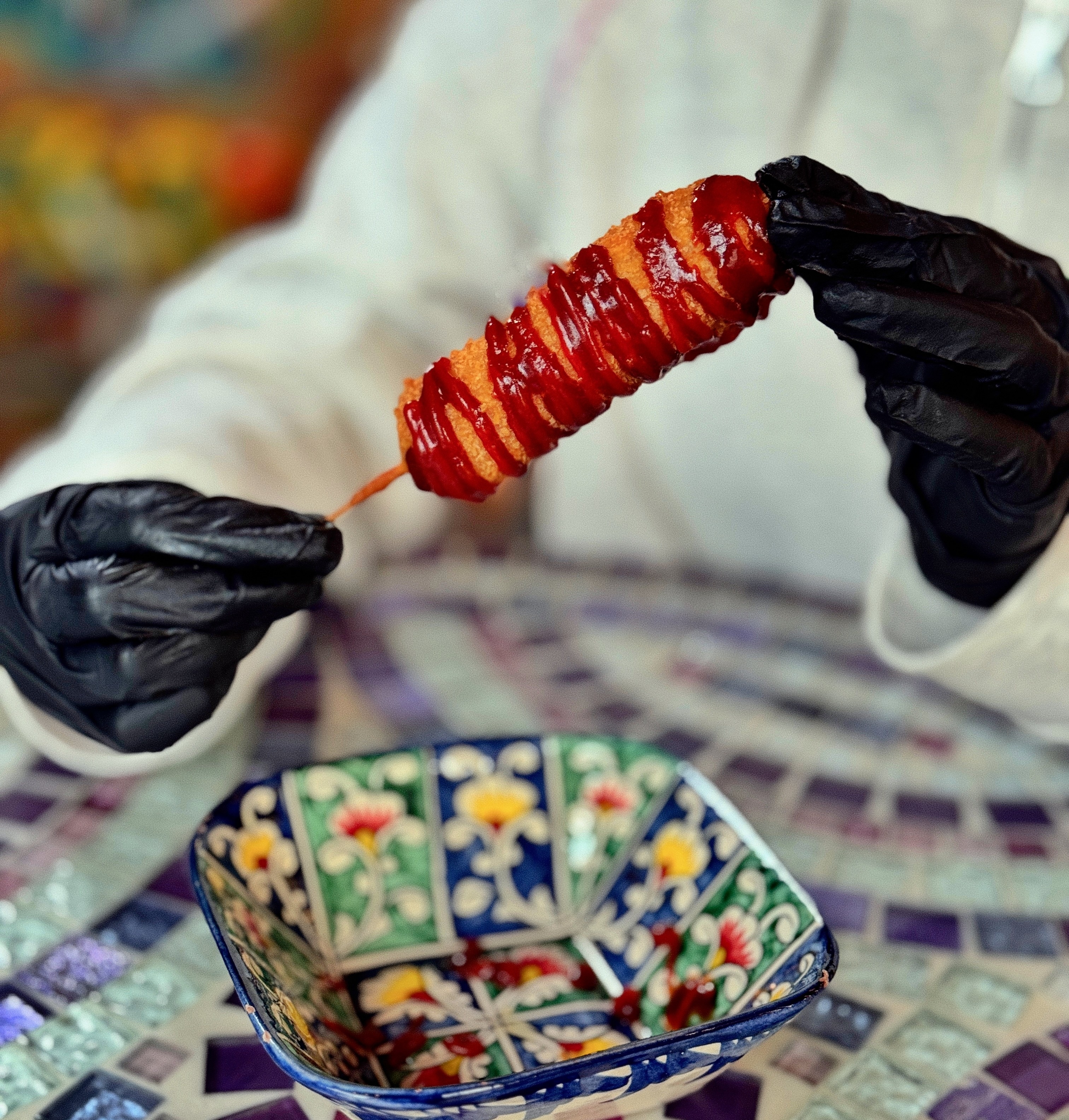 Корн-дог с сосиской