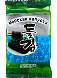 Чипсы Нори Долгим Оригинальный вкус, Морская капуста 6,2г