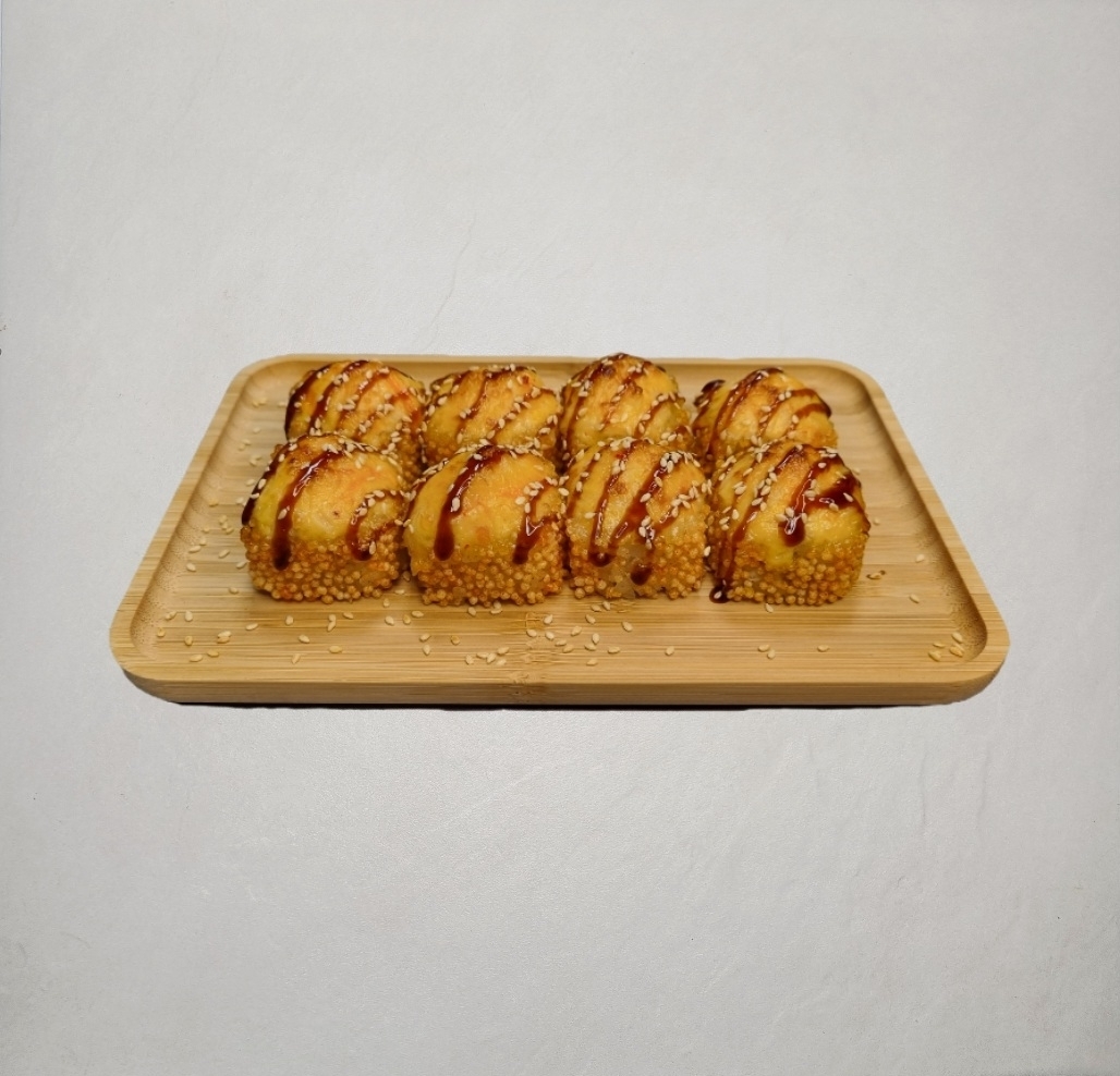 Запеченный криспи с курицей