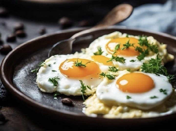 Яичница из 3-х яиц