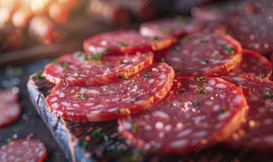 Тарелка мясных деликатесов