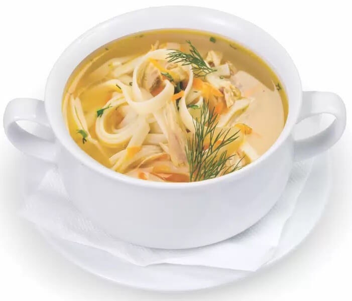 Куриный супчик с домашней лапшой