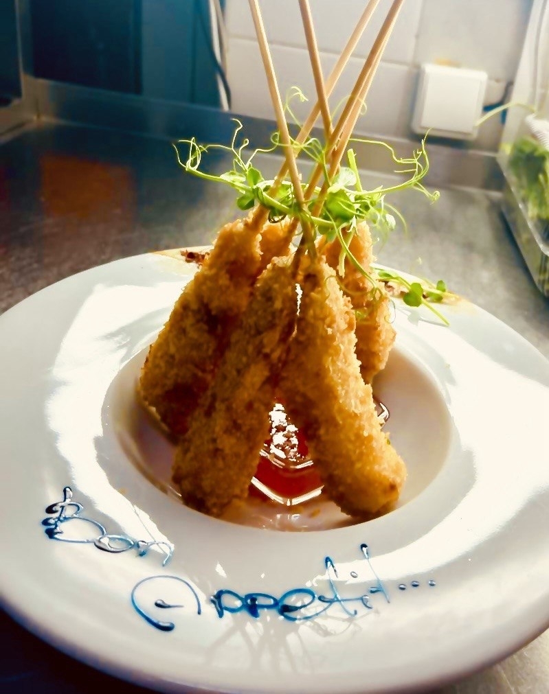 Креветки в панко