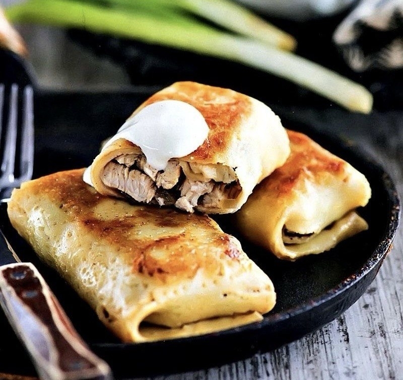 Блины от Месье Крепье с курицей