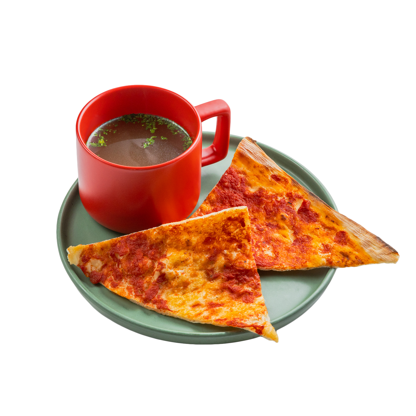 Чашка куриного бульона